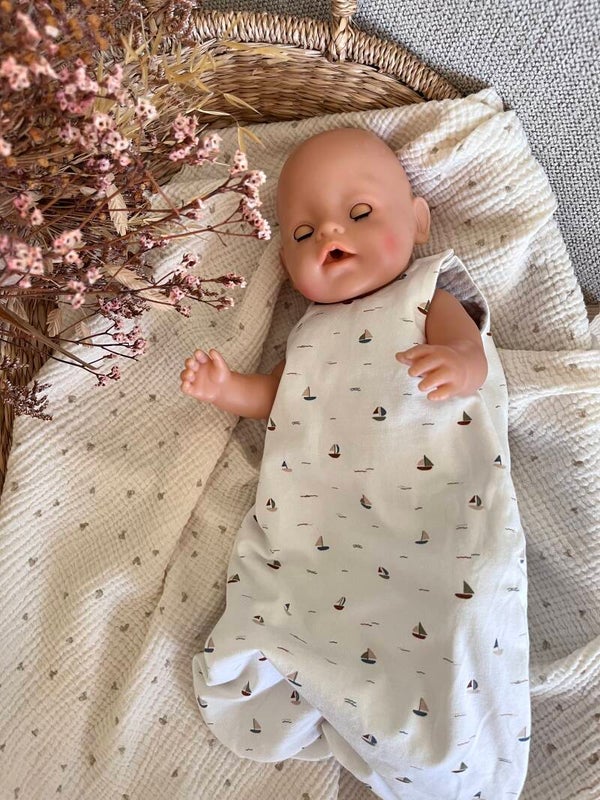 Slaapzakje Tom voor Babyborn 43 cm