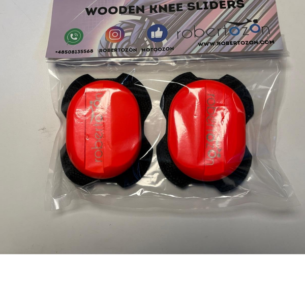Knie Sliders Rood