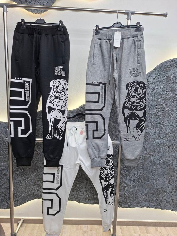 Jogging Hose mit Aufdruck Rotweiler