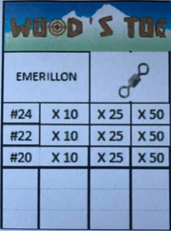 Emerillon rolling -  WOOD'S TOC