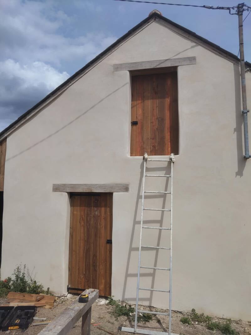 réalisation de deux portes bois