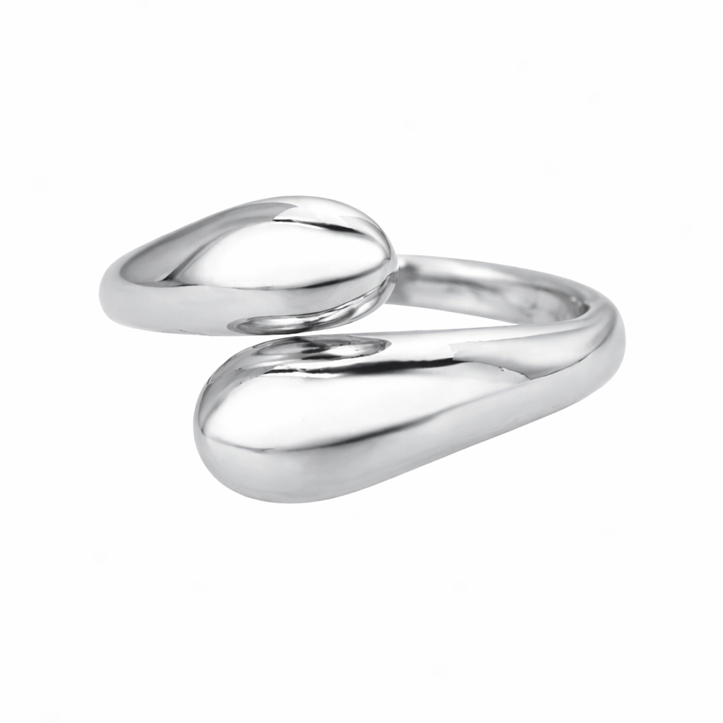 ring - rubi zilver