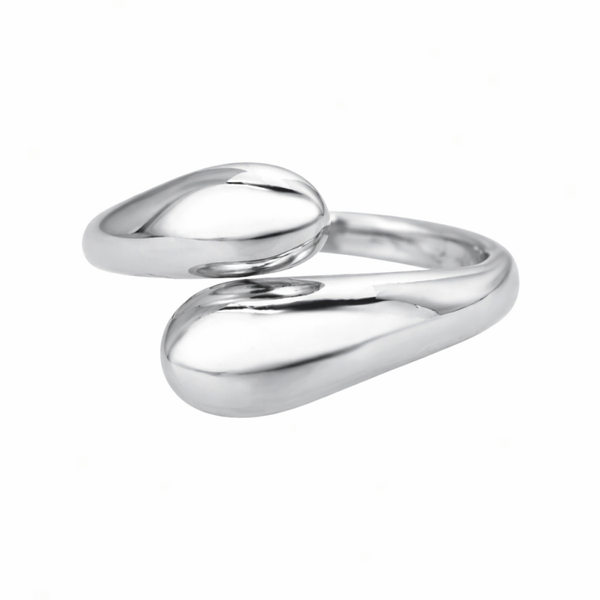 ring - rubi zilver