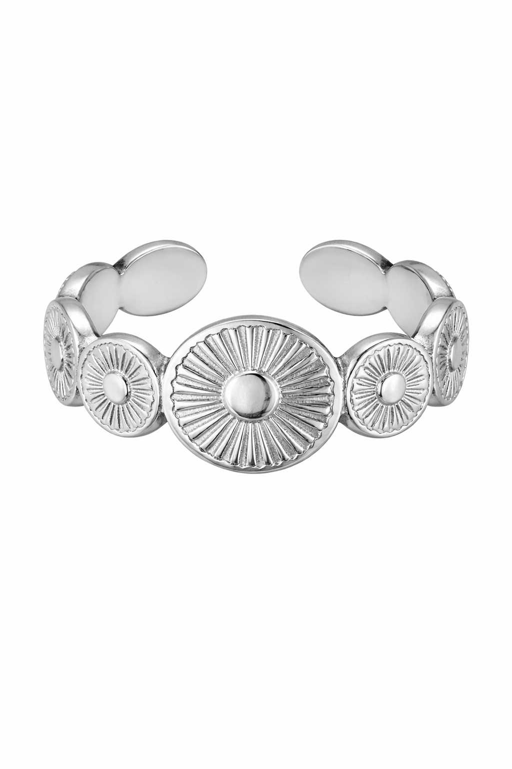 ring - circles zilver
