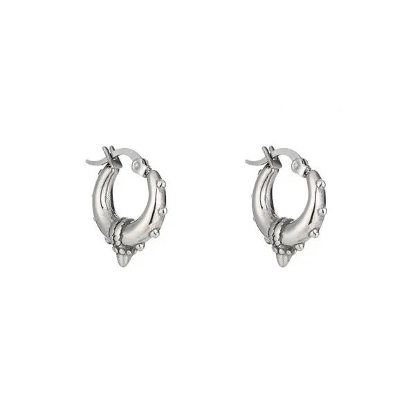 oorbellen - bali zilver