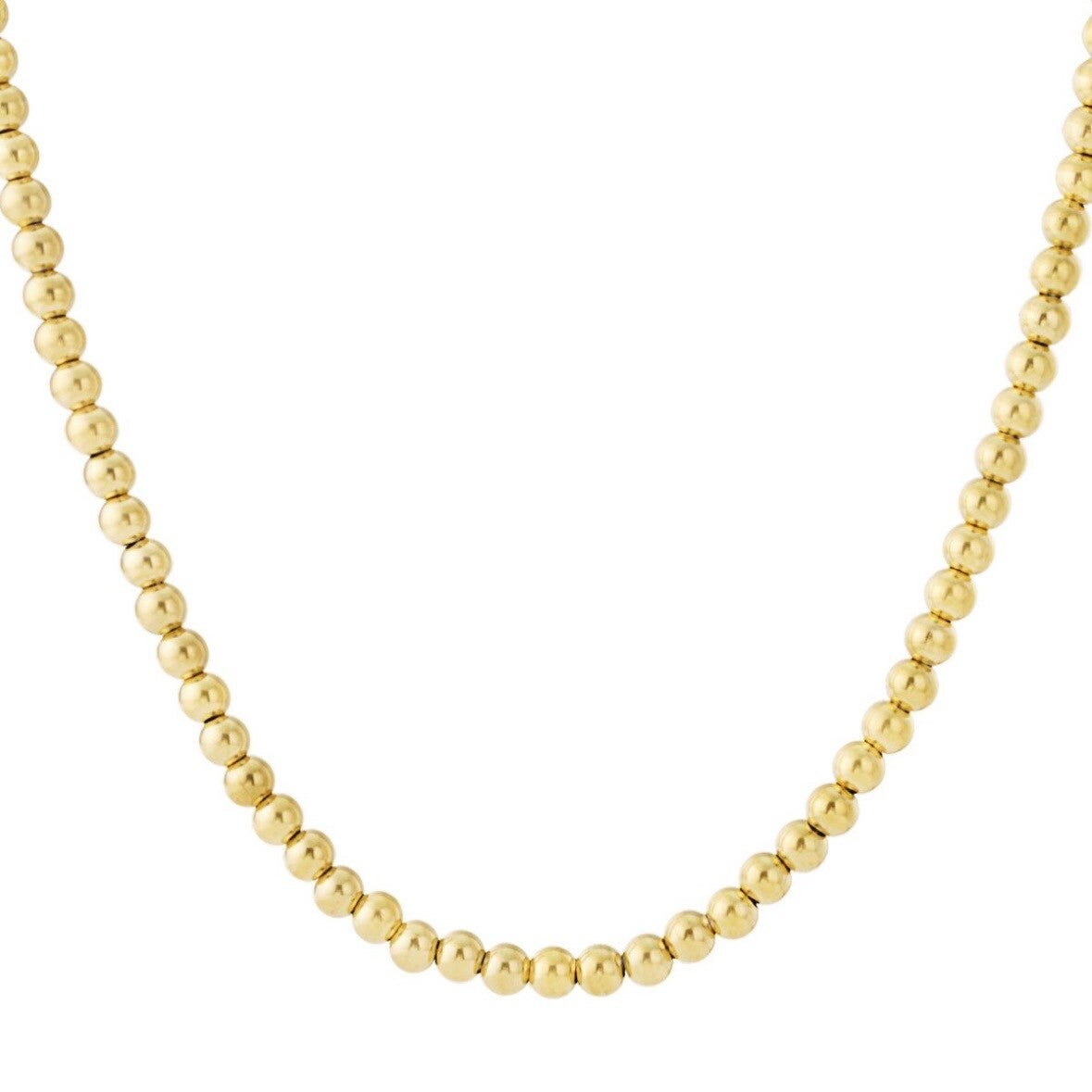 ketting - beads goud
