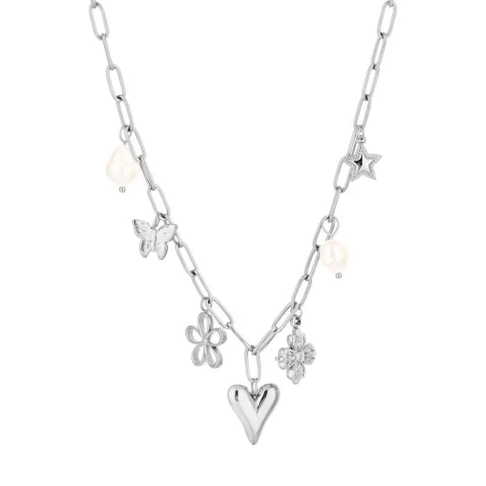 ketting - charms zilver