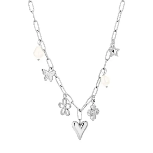 ketting - charms zilver