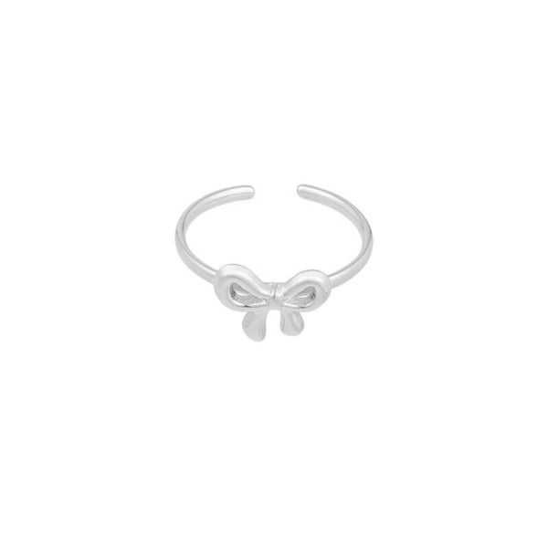 ring - bow life zilver