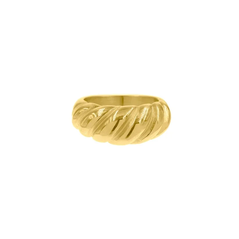 ring - croissant goud