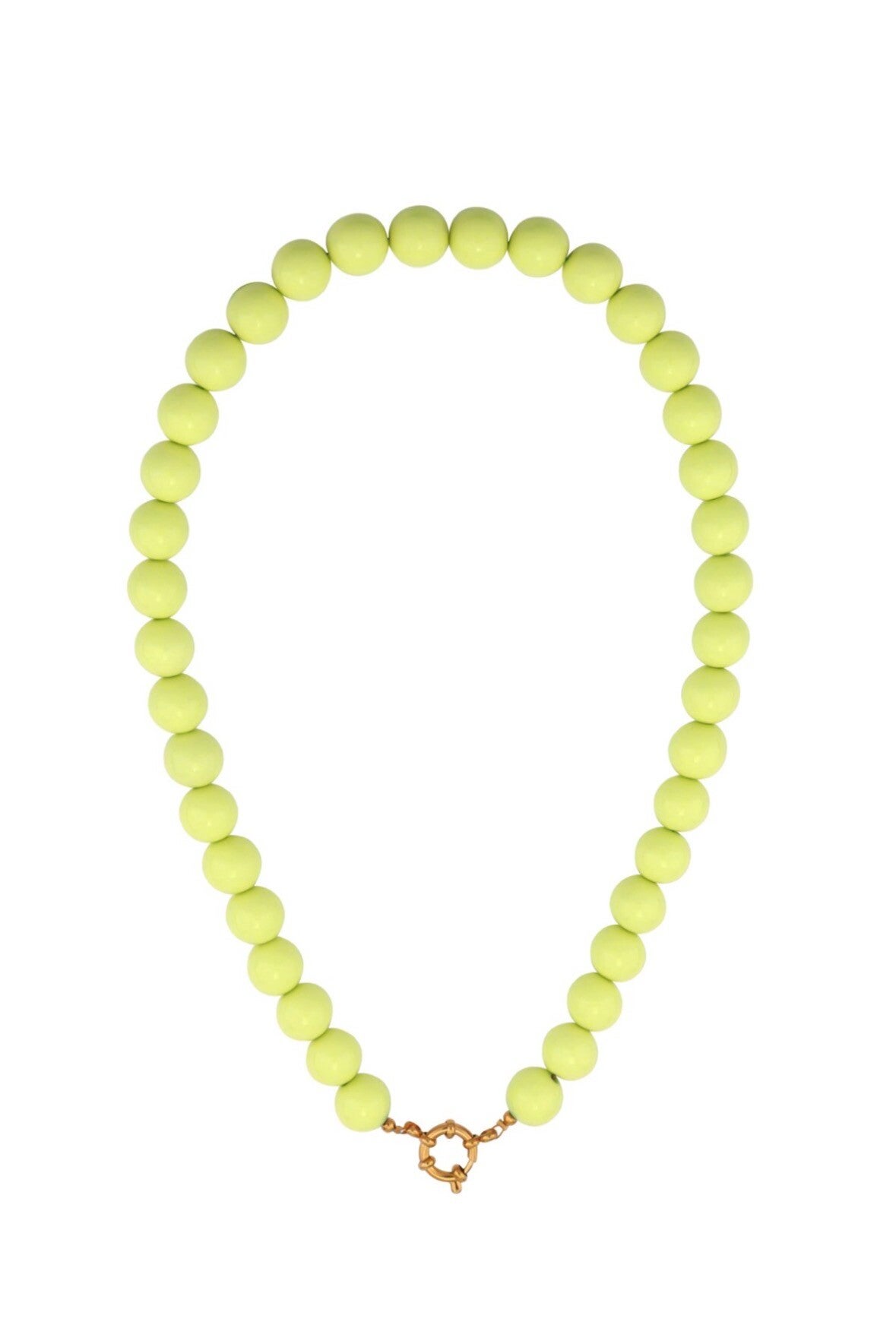 ketting - beads piekgroen