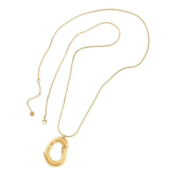 ketting - ovaal goud