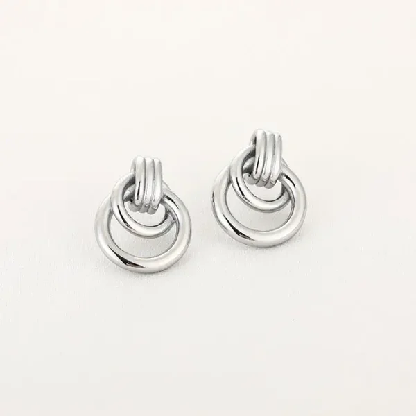 oorbellen - fem zilver