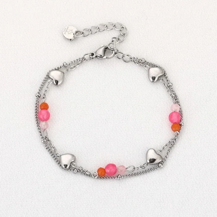 armband - feline zilver
