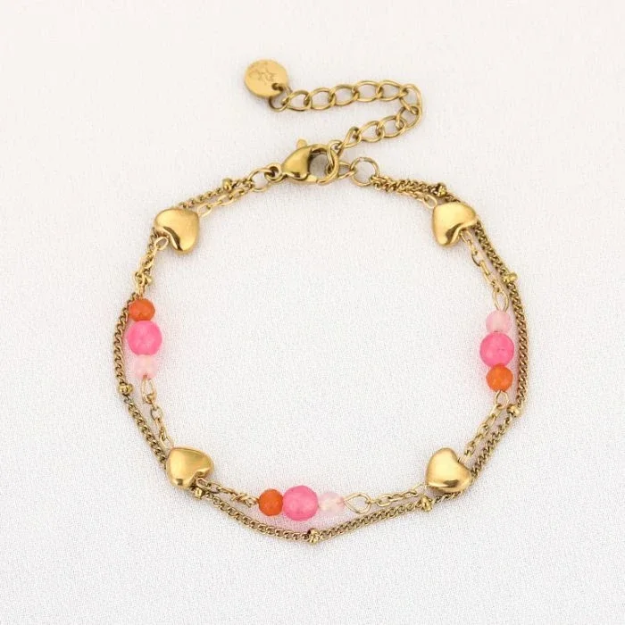 armband - feline goud