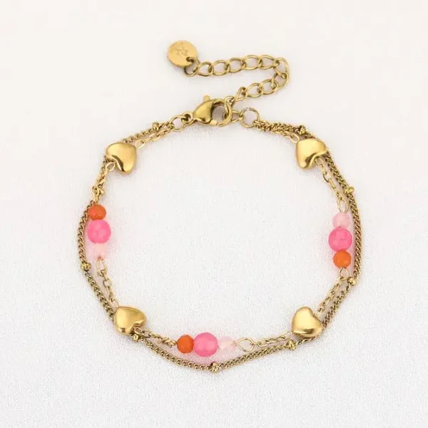 armband - feline goud