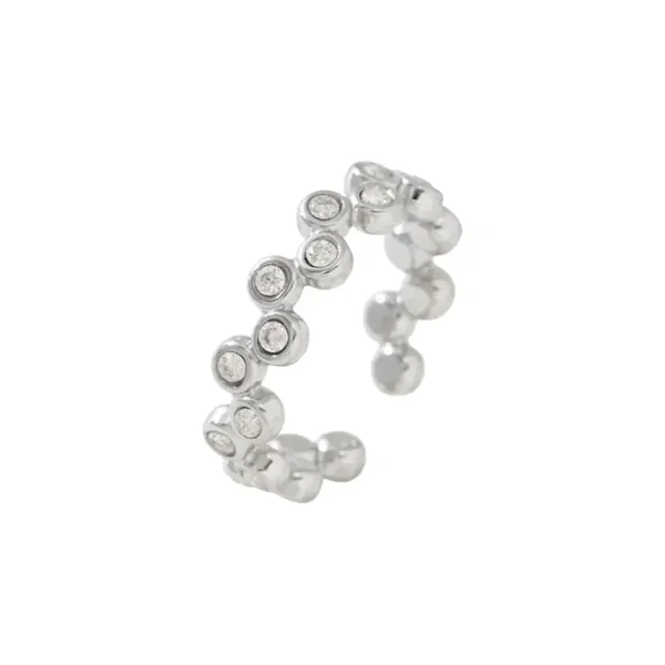 ring - dottie zilver