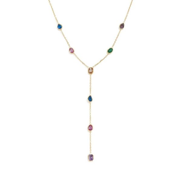 ketting - y druppels goud