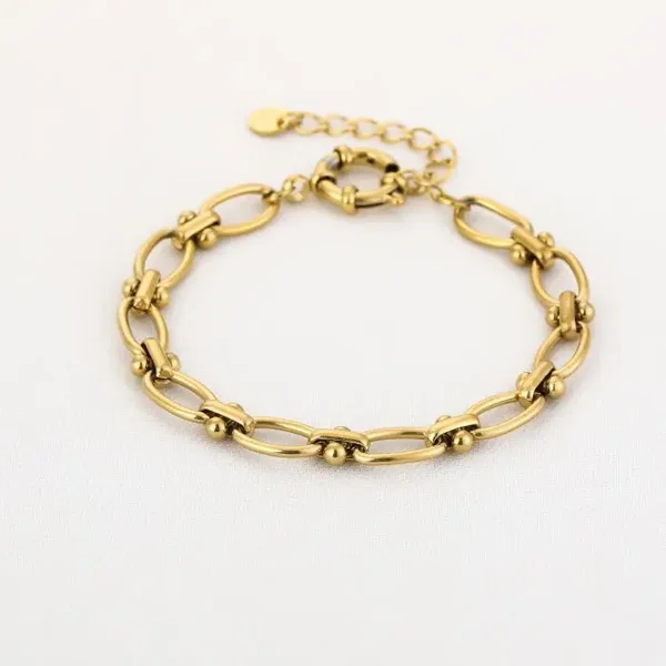 armband - chains goud