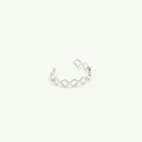 ring - mini ovals zilver