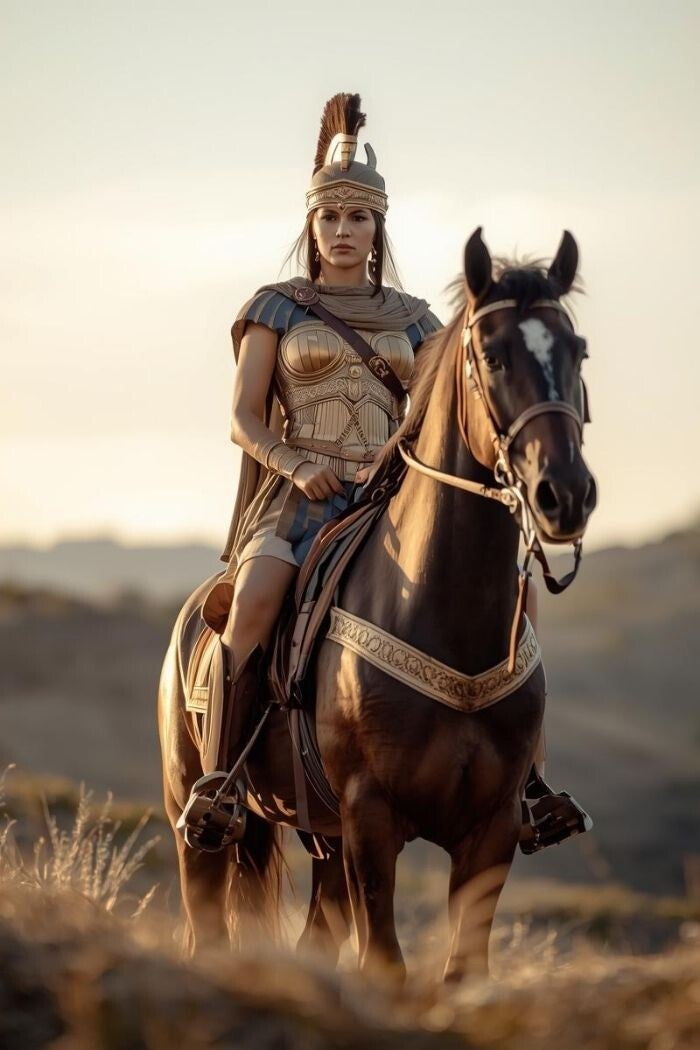 KI generierte Darstellung einer Amazonin - etwas Sexistisch oder?