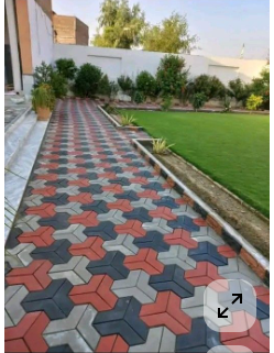 Arrow interlock brick pavers