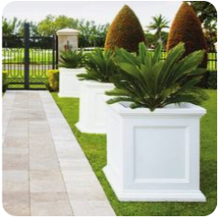 2x2 square flower pot
