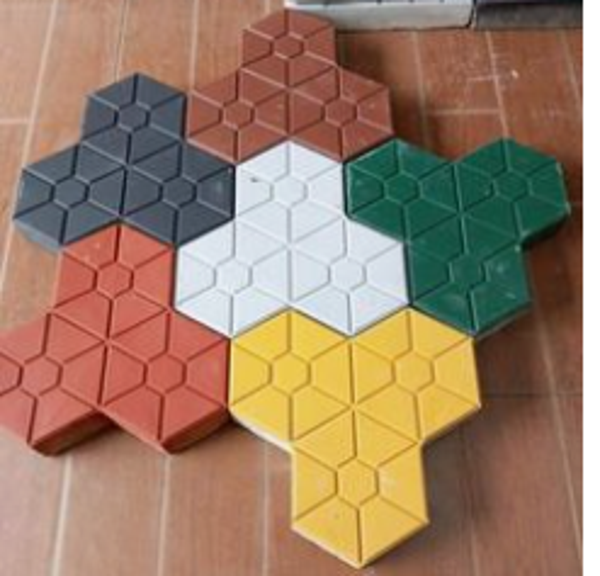 Trihex interlock bricks pavers