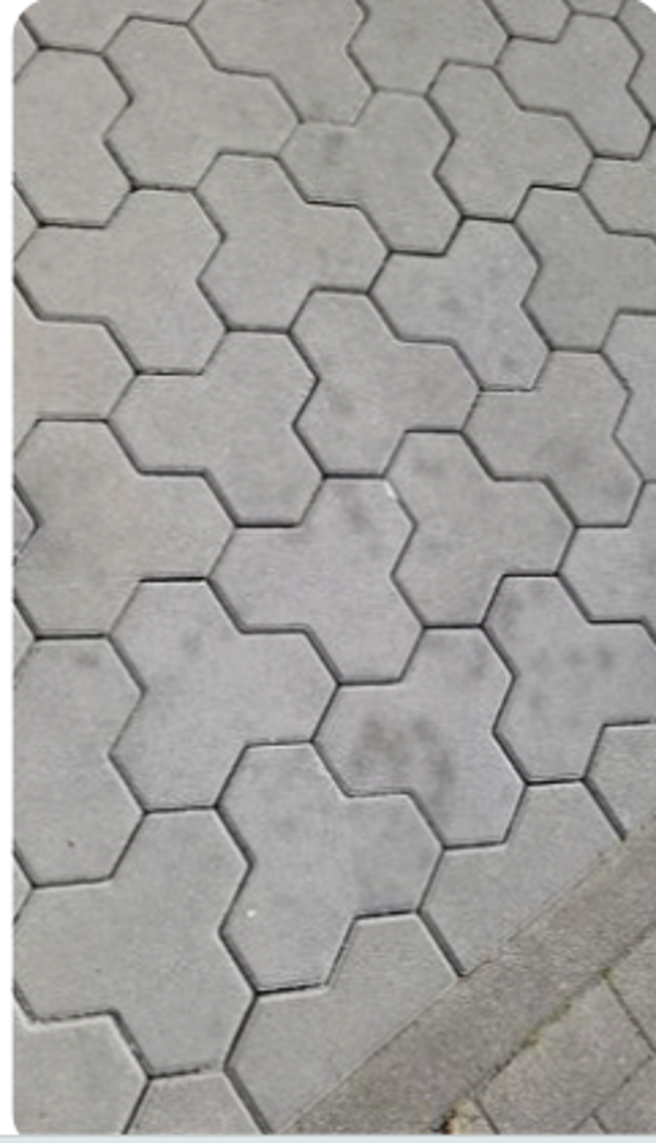 Trihex interlock bricks pavers plain