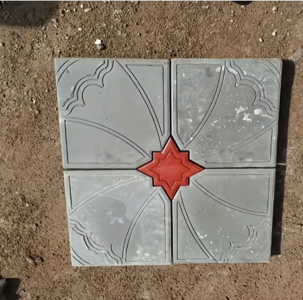 5 peace star interlock brick