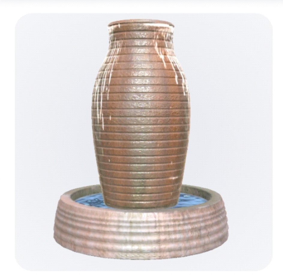 barrel water fountain