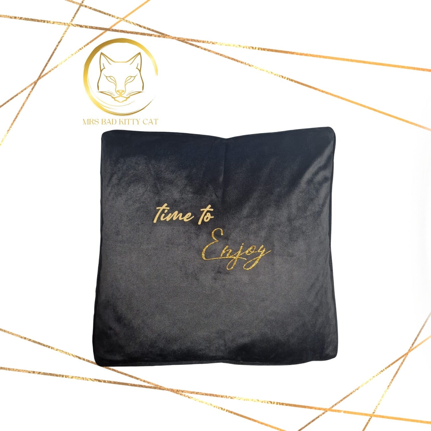 Lavendel - Dinkelspelz Kissen "time to Enjoy"