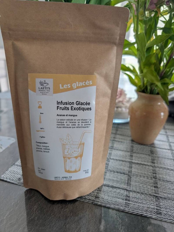 Infusion glacé mangue ananas