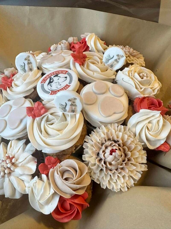 Bouquets de cupcakes