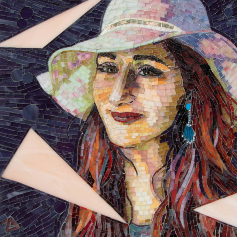 Latta - mosaic portrait