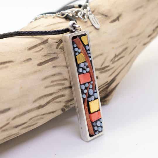 Hanger Goud, Oranje, Blauw