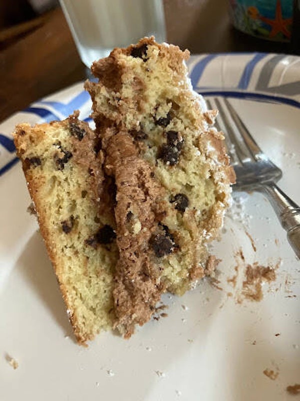 Buttercream Filled Crumb Coffeecake