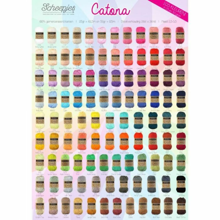 Catona garen - 100% mercerised cotton