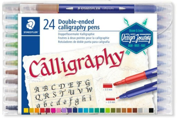 Calligraphy pens duo