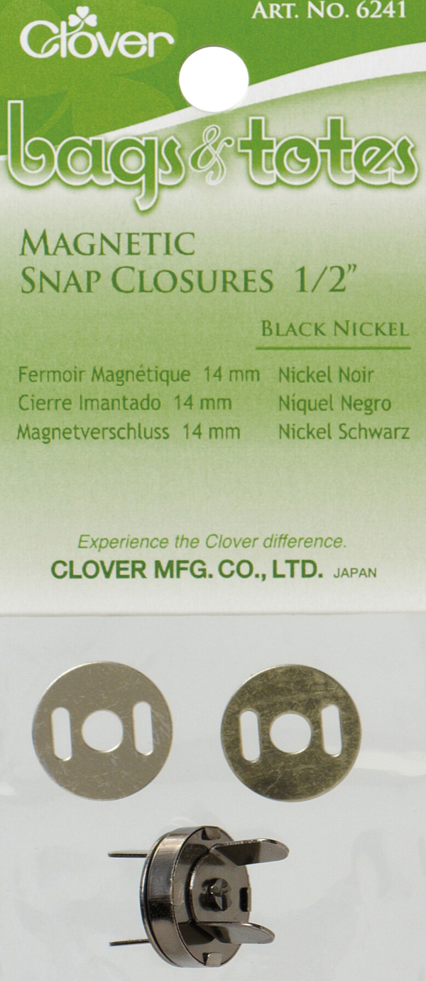 Magneet sluiting voor stof