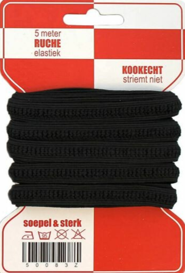 Ruche elastiek 10mm