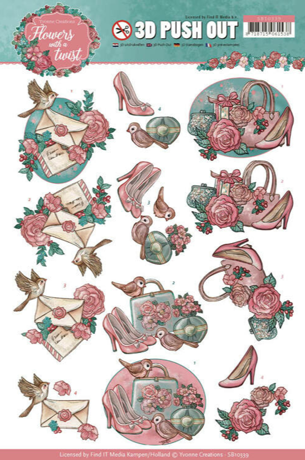 Flowers with a twist - Yvonne Creations