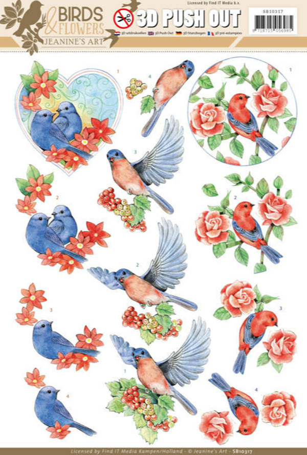 Jeanine's Art - Birds & Flowers