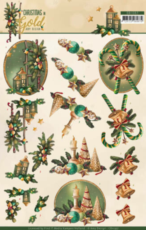 Christmas in Gold - Amy Design