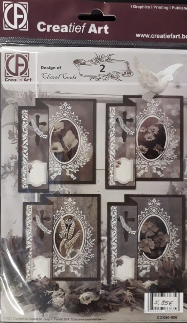 Creatief Art - rouwkaartjes set