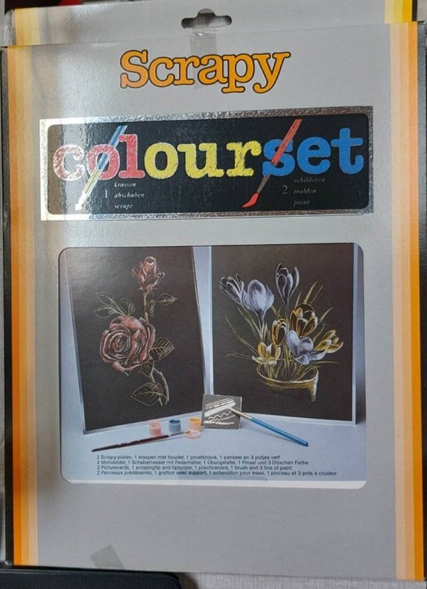 Krasfolie kleur A4 op = op