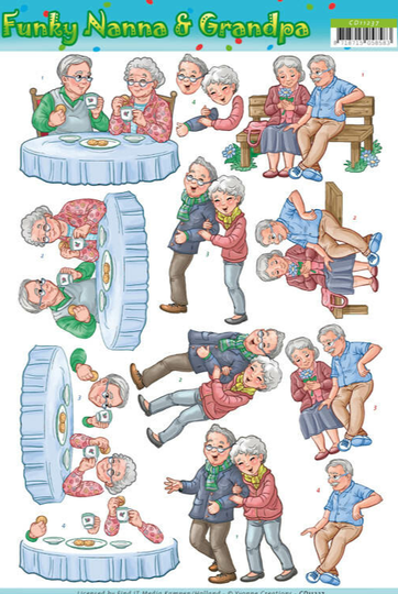 Funku Nanna & Grandpa - Yvonne Creations