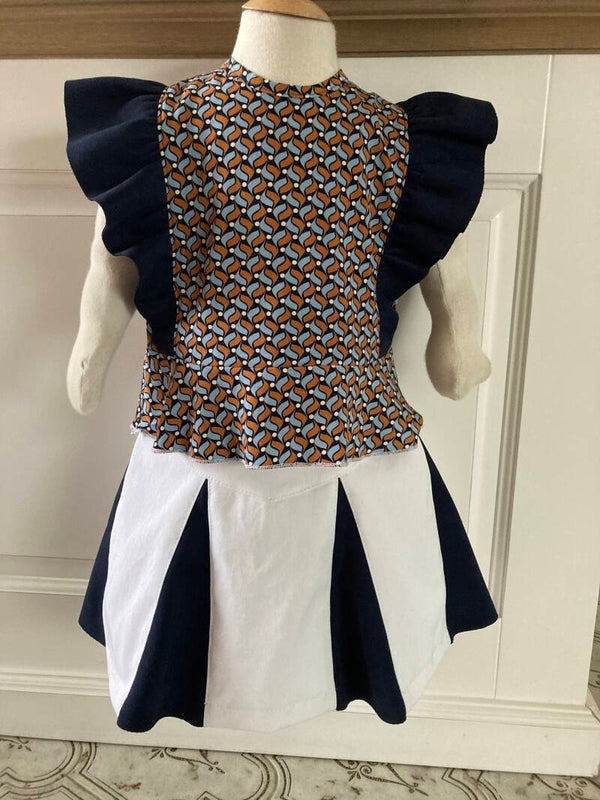 Kleurrijk tuniek met rokje