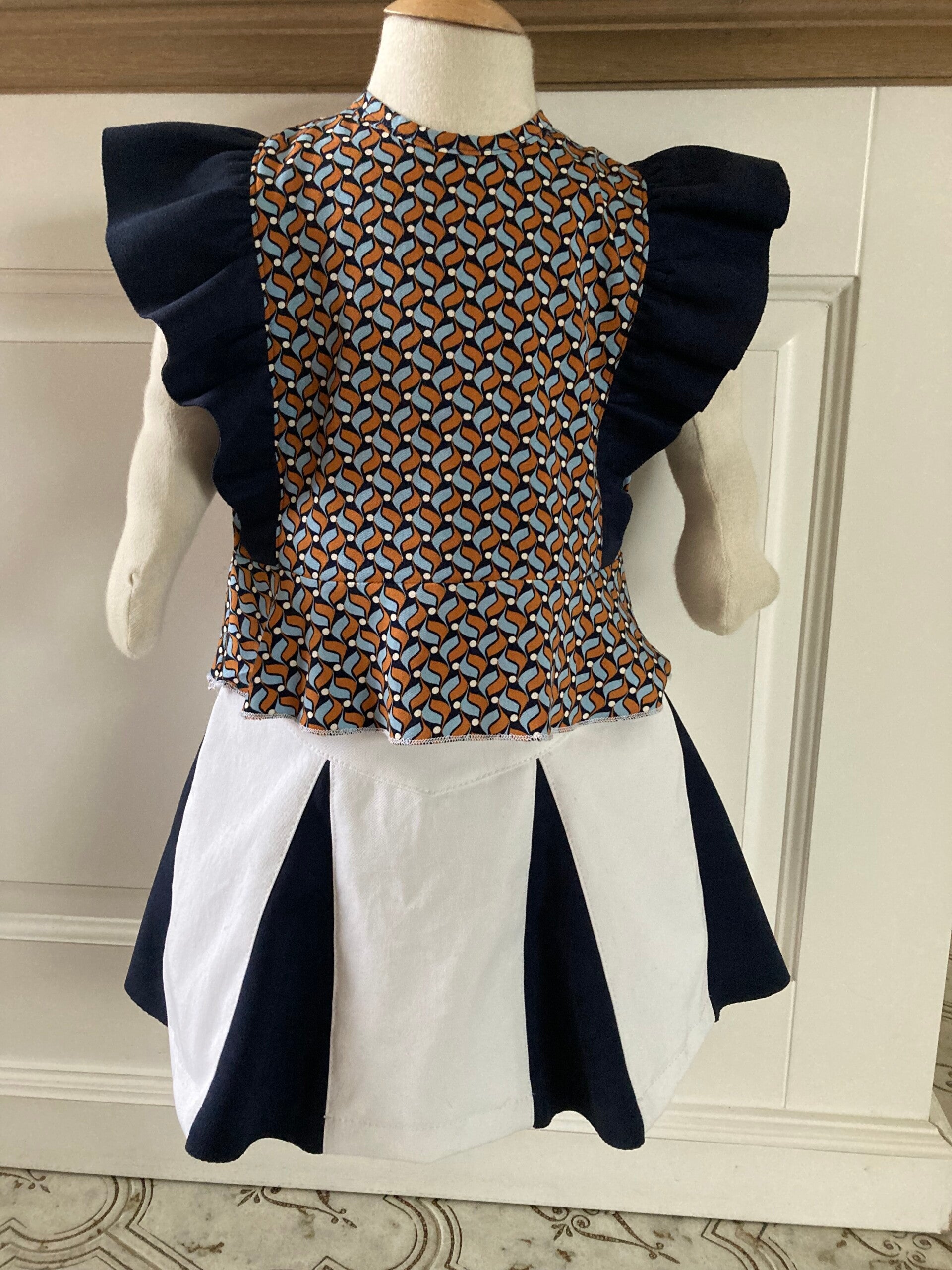 Kleurrijk tuniek met rokje