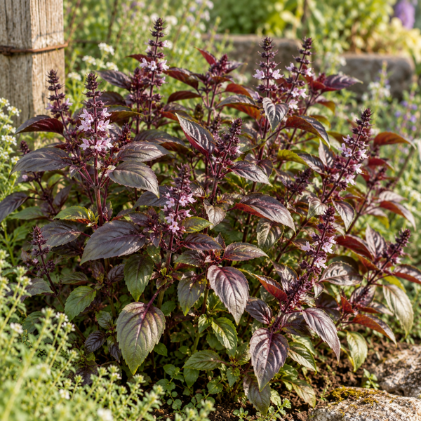Basilicum Red Rubin - Ocimum basilicum Red Rubin  50 zaden